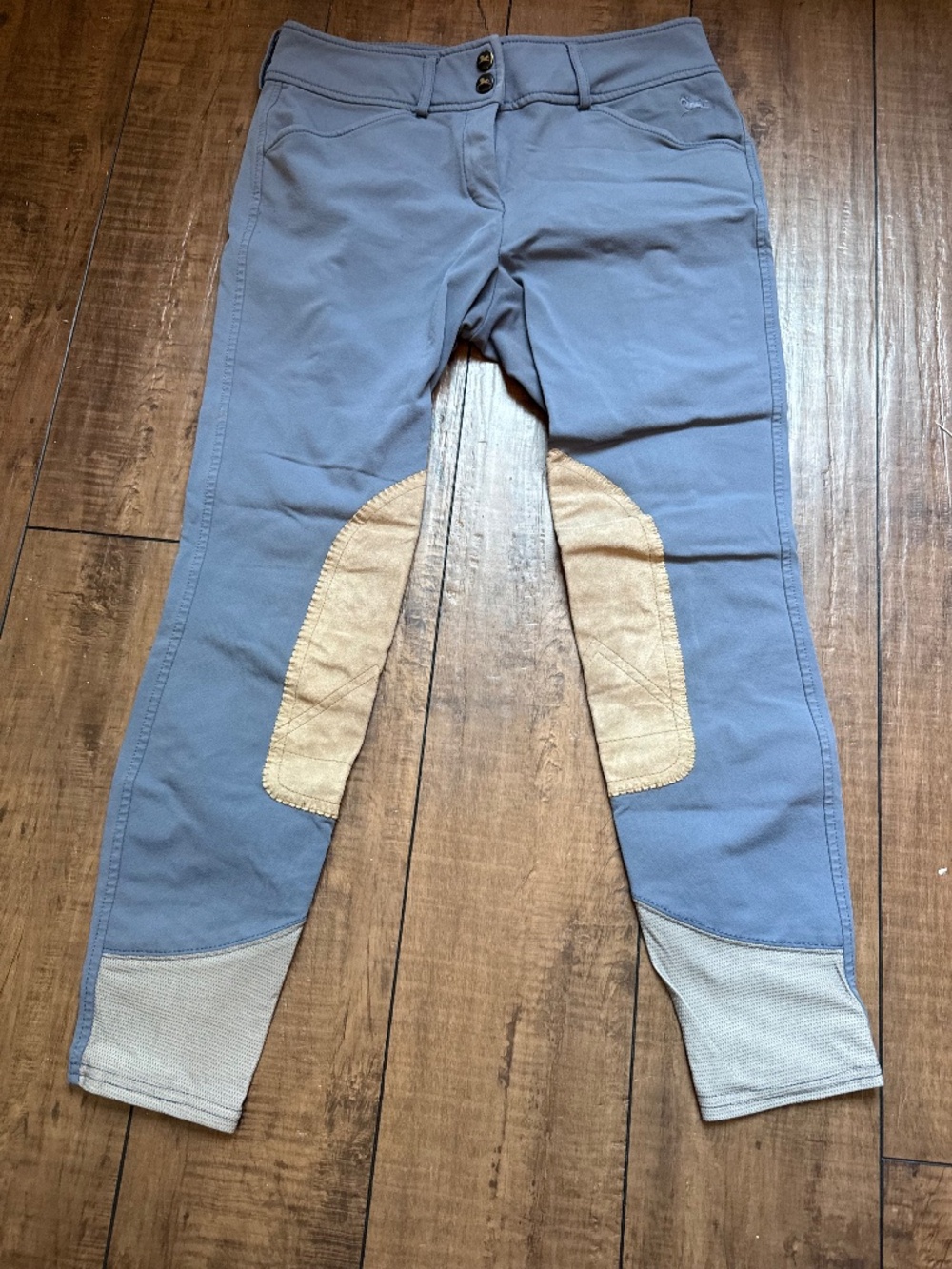 RJ Classics Slate Blue Knee Patch Breeches | Women's 26R